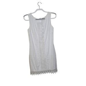 Japna Size Small Boho Indie Crochet Dress Eyelet Light Summer Spring Short